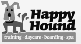 HAPPY HOUND TRAINING · DAYCARE · BOARDING · SPA trademark