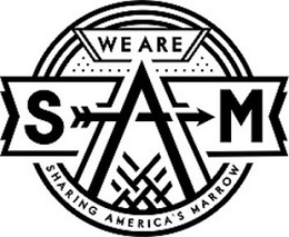 WE ARE SAM SHARING AMERICA'S MARROW trademark