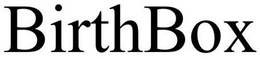 BIRTHBOX trademark