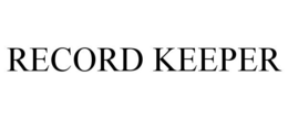 RECORD KEEPER trademark
