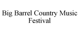 BIG BARREL COUNTRY MUSIC FESTIVAL trademark