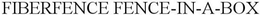 FIBERFENCE FENCE-IN-A-BOX trademark