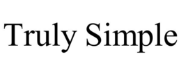TRULY SIMPLE trademark
