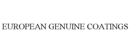EUROPEAN GENUINE COATINGS trademark