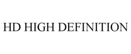 HD HIGH DEFINITION trademark
