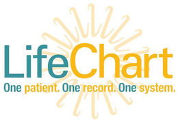 LIFECHART ONE PATIENT ONE RECORD ONE SYSTEM trademark