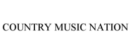 COUNTRY MUSIC NATION trademark