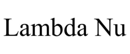 LAMBDA NU trademark