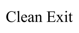 CLEAN EXIT trademark