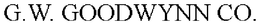 G.W. GOODWYNN CO. trademark