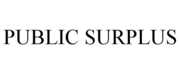 PUBLIC SURPLUS trademark
