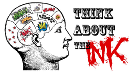THINK ABOUT THE INK SPYONG! WHAMM! BOOM HA HA HA HA HA HA HA HA HA HA HA BAM trademark