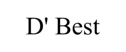 D' BEST trademark