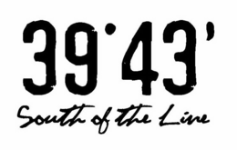 SOUTH OF THE LINE 39º43' trademark
