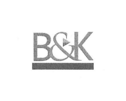 B&K trademark