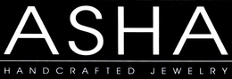 ASHA HANDCRAFTED JEWELRY trademark
