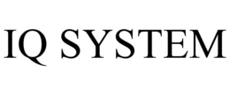 IQ SYSTEM trademark