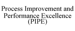 PROCESS IMPROVEMENT AND PERFORMANCE EXCELLENCE (PIPE) trademark