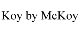 KOY BY MCKOY trademark