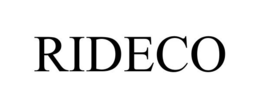 RIDECO trademark