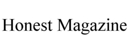 HONEST MAGAZINE trademark