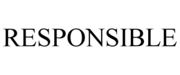 RESPONSIBLE trademark
