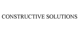 CONSTRUCTIVE SOLUTIONS trademark