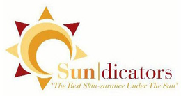 SUN/DICATORS "THE BEST SKIN-SURANCE UNDER THE SUN" trademark