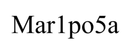 MAR1PO5A trademark