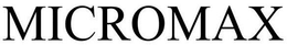 MICROMAX trademark