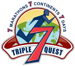 TRIPLE 7 QUEST 7 MARATHONS 7 CONTINENTS 7 DAYS trademark
