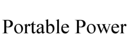 PORTABLE POWER trademark