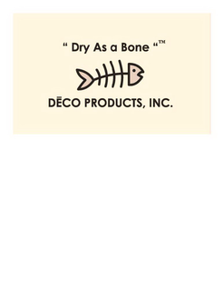 DRY AS A BONE DECO PRODUCTS trademark