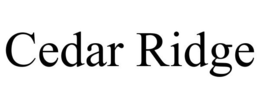 CEDAR RIDGE trademark