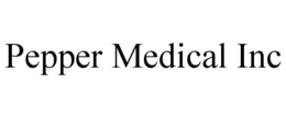 PEPPER MEDICAL INC trademark