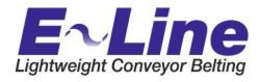 E LINE LIGHTWEIGHT CONVEYOR BELTING trademark