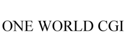 ONE WORLD CGI trademark