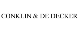 CONKLIN & DE DECKER trademark