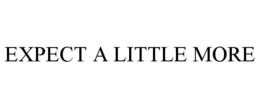EXPECT A LITTLE MORE trademark