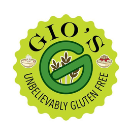G GIO'S UNBELIEVABLY GLUTEN FREE trademark