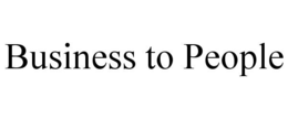 BUSINESS TO PEOPLE trademark