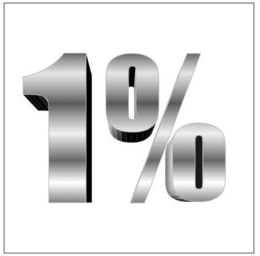 1% trademark