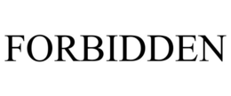 FORBIDDEN trademark