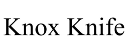 KNOX KNIFE trademark