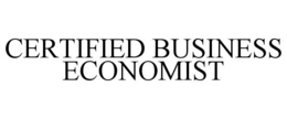 CERTIFIED BUSINESS ECONOMIST trademark