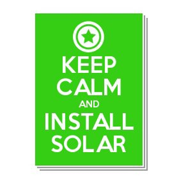 KEEP CALM AND INSTALL SOLAR trademark
