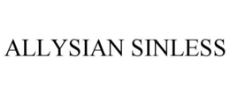 ALLYSIAN SINLESS trademark