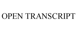 OPEN TRANSCRIPT trademark