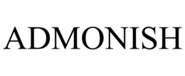 ADMONISH trademark