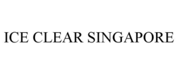 ICE CLEAR SINGAPORE trademark